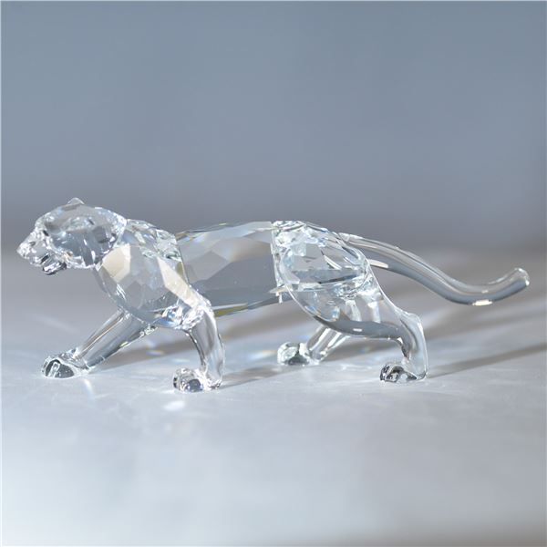 Swarovski Crystal Figurine, Leopard