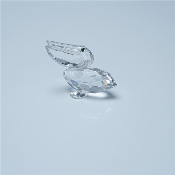 Swarovski Silver Crystal Figurine, Pelican Bird
