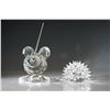 Image 2 : 2pc Swarovski Crystal Figurines, Mouse and Hedgehog