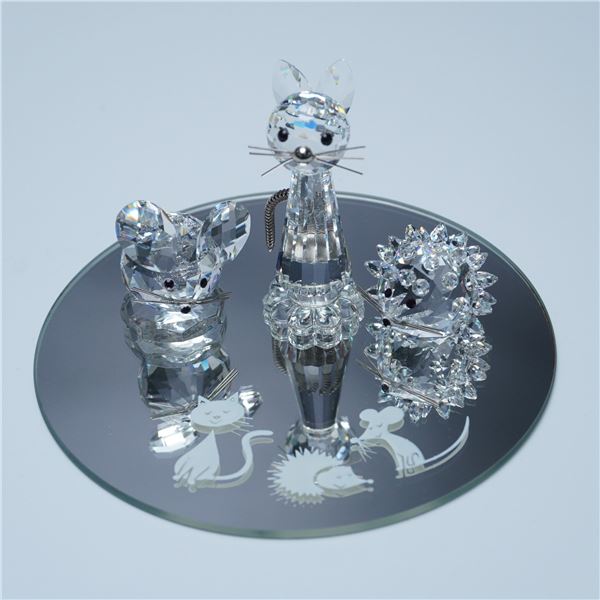 Swarovski Crystal Figurines and Base, Starter Set