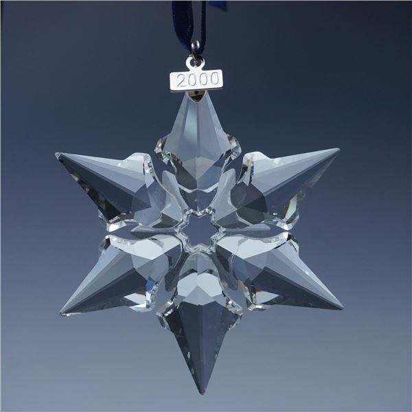 Swarovski Crystal Annual Edition Christmas Ornament 2000