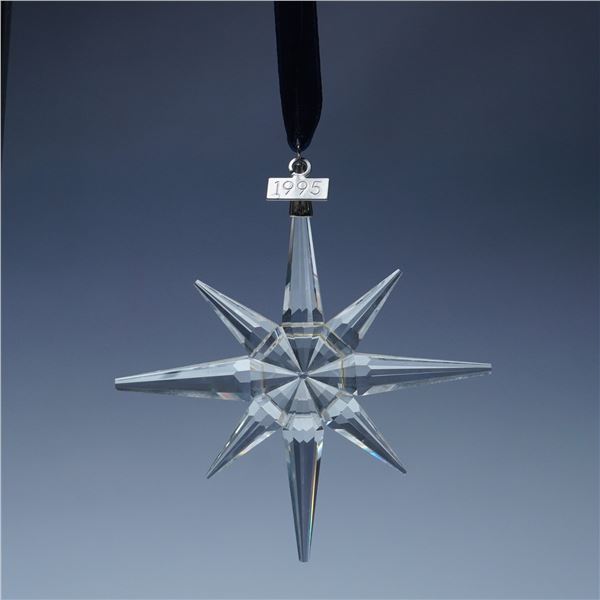Swarovski Crystal Holiday Ornament 1995