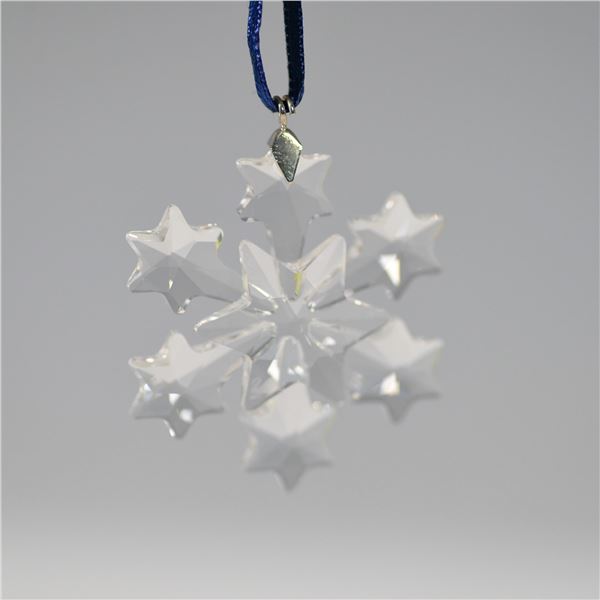Swarovski Crystal Ornament, Snowflake 1999
