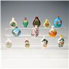 Image 1 : 12pc Chinese Porcelain and Enamel Snuff Bottles
