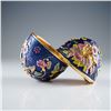 Image 5 : Ruccini, Treasure Box with Stand, Floral Enamel