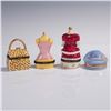 Image 2 : 4pc Ceramic Keepsake Boxes - Fashion Forms incl. Andrea by Sadek