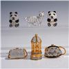 Image 1 : 6pc Jeweled Ring Boxes, Animal & Handbag Designs