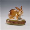 Image 1 : Limoges France Trinket Box, Rabbit with Carrot