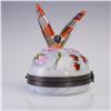 Image 2 : Limoges Porcelain Butterfly & Ladybug Trinket Box