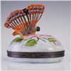 Image 3 : Limoges Porcelain Butterfly & Ladybug Trinket Box