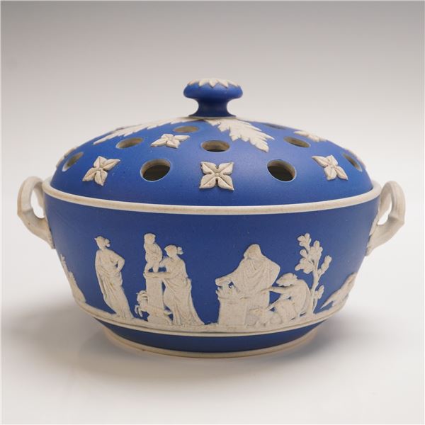 Wedgwood Jasperware Potpourri Bowl with Lid