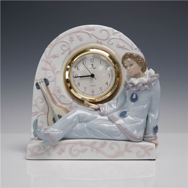Lladro Porcelain, Pierrot Clock 1005778
