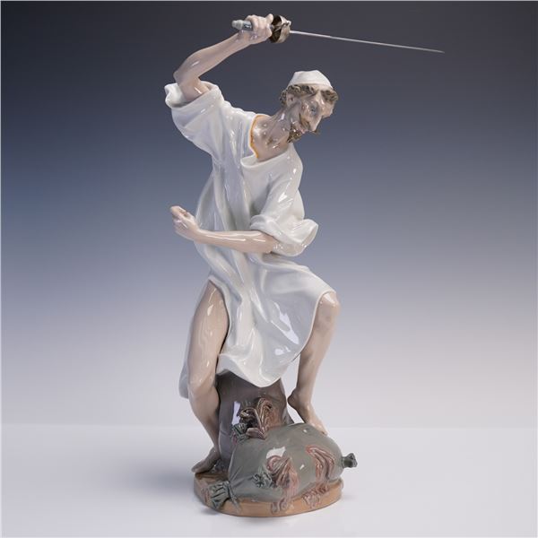 Lladro Porcelain Figurine, Wrath of Don Quixote 1001343
