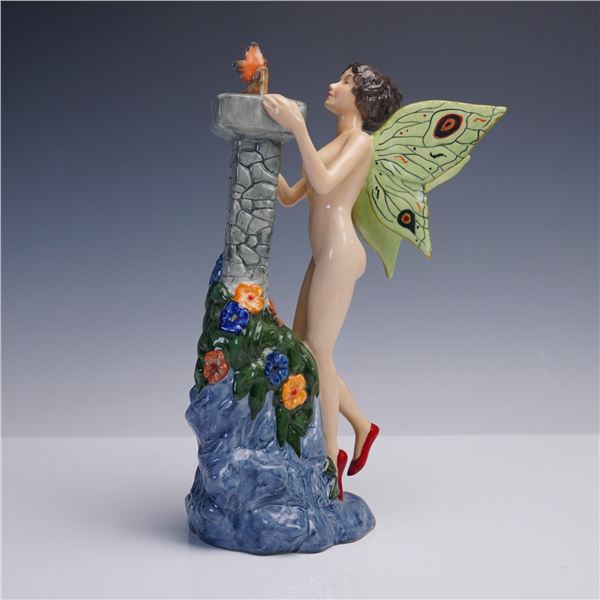 Carlton Ware Porcelain Figurine, Garden Fairy with Butterfly