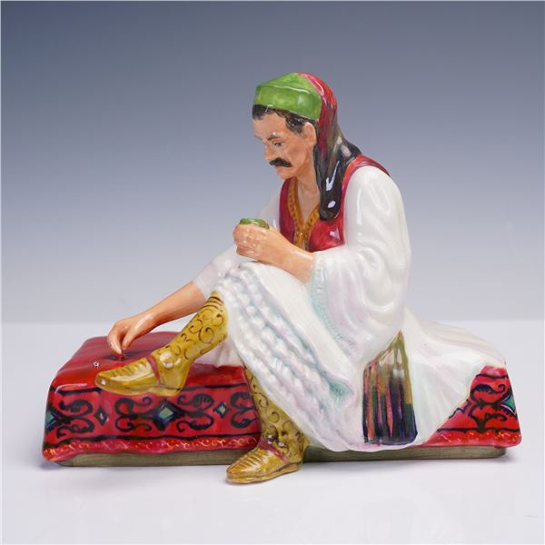 Studio Potters Figurine, Albanian Dice Thrower by Reg Johnson