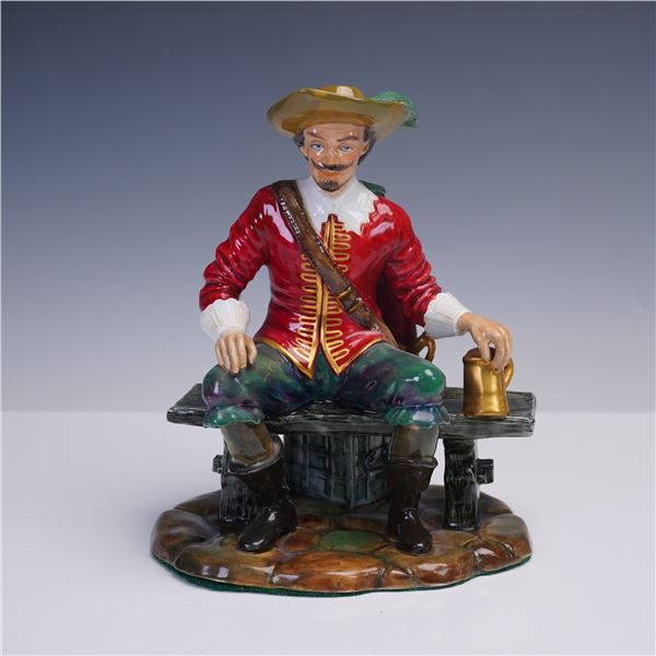 D'Artagnan Ceramic Figurine by Reg x David Johnson Studio Pottery