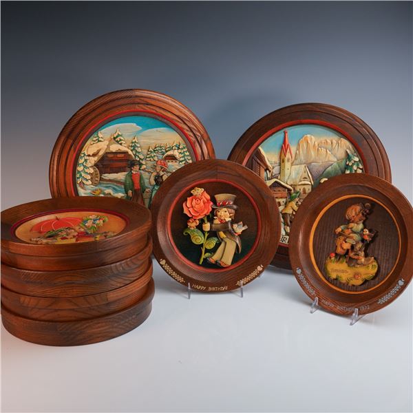 8pc ANRI Plaques, Christmas, Birthday, Wedding Themes