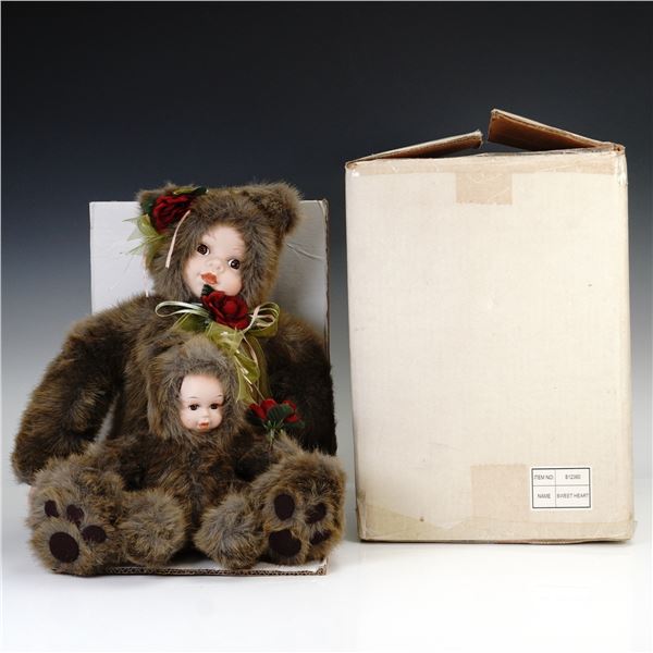 Traditions Doll Collection, Sweet Heart Bear Duo with COA