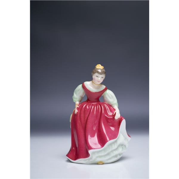 Royal Doulton Figurine Fair Maiden HN 2434, Red, Boxed
