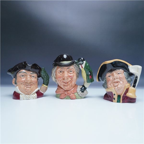 3pc Royal Doulton Small Character Jugs
