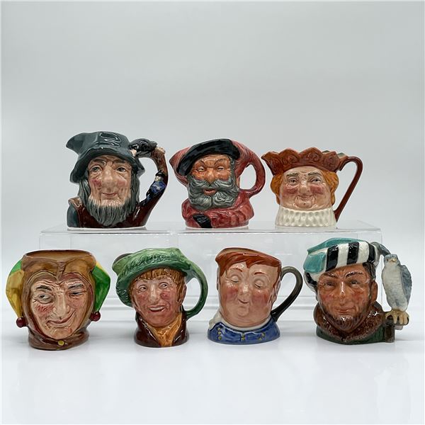 7pc Royal Doulton Small Character Jugs