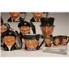 Image 3 : 14pc Royal Doulton Character & Toby Jugs, Mini to Large