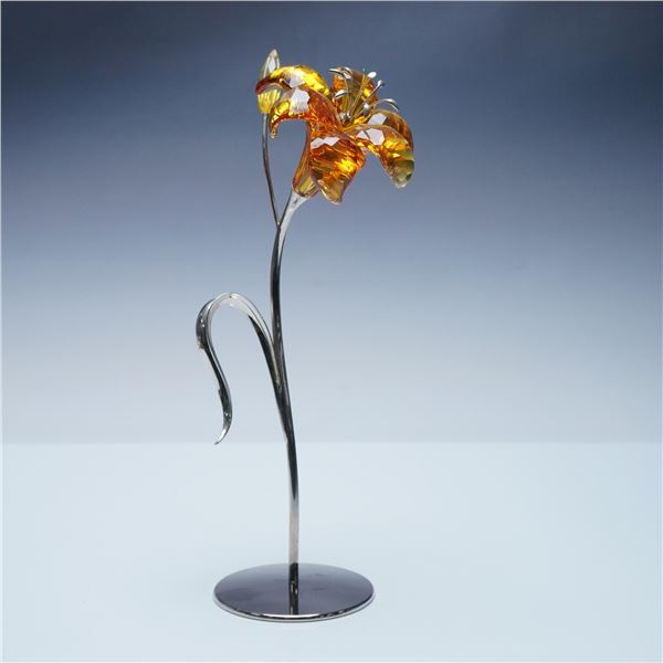Swarovski Crystal Figurine, Dillia Topaz Exotic Flower