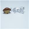 Image 2 : Swarovski Crystal Figurine, Chameleon with Color Chaton