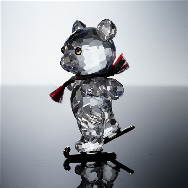 Swarovski Crystal Figurine, Kris Bear on Skates