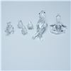 Image 3 : 7pc Swarovski Animal Crystal Figurines with Base