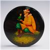 Image 1 : Russian Lacquer Box, Prince and the Frog Theme