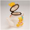 Image 7 : 3pc Porcelain Teapot and Stage-Themed Treasure Boxes