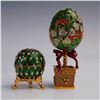 Image 4 : 5pc Enameled and Jeweled Trinket Boxes