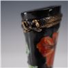 Image 4 : Limoges Porcelain Boot Figurine, Floral Black Glaze