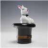 Image 1 : Limoges France Trinket Box, Rabbit in Top Hat
