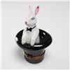 Image 3 : Limoges France Trinket Box, Rabbit in Top Hat