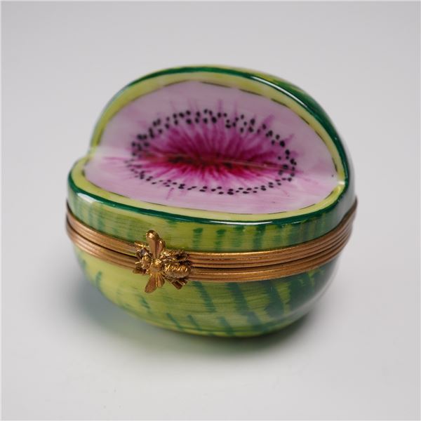Limoges France Watermelon Trinket Box