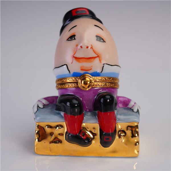 Limoges Porcelain Box, Humpty Dumpty
