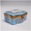 Image 3 : Limoges Porcelain Rectangular Floral Trinket Box