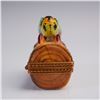 Image 2 : Limoges Porcelain Trinket Box, Cicada on Log