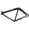 Image 2 : Blue/Carbon Road Bike Frame with Front Wheel