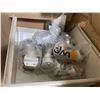 Image 2 : Box of Misc Bike Parts - Headset Parts, Saddles, Stems