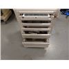 Image 2 : Metro Rolling Flex Medical 5-Drawer Cabinet Cart 33" x 19" x 36"H