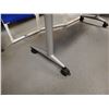 Image 2 : Rectangular Laminate Table on Wheels 60" x 24" x 28"H