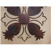 Image 2 : Wooden Framed Pineapple Motif Artwork 25" x 25"