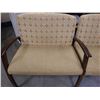 Image 2 : Wooden Loveseat w/ Attached Chair 15" x 18" x 33"H