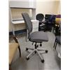 Image 2 : Rolling Office Chair w/ Upholstered Back & Seat