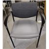 Image 1 : Metal  Armchair w/ Upholstered Seat & Back