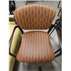 Image 3 : Qty 3 Metal Stacking Armchairs w/ Upholstered Seats & Backs