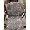 Image 2 : Qty 3 Metal Chairs w/ Upholstered Seats & Backs (2 chairs are stacking)